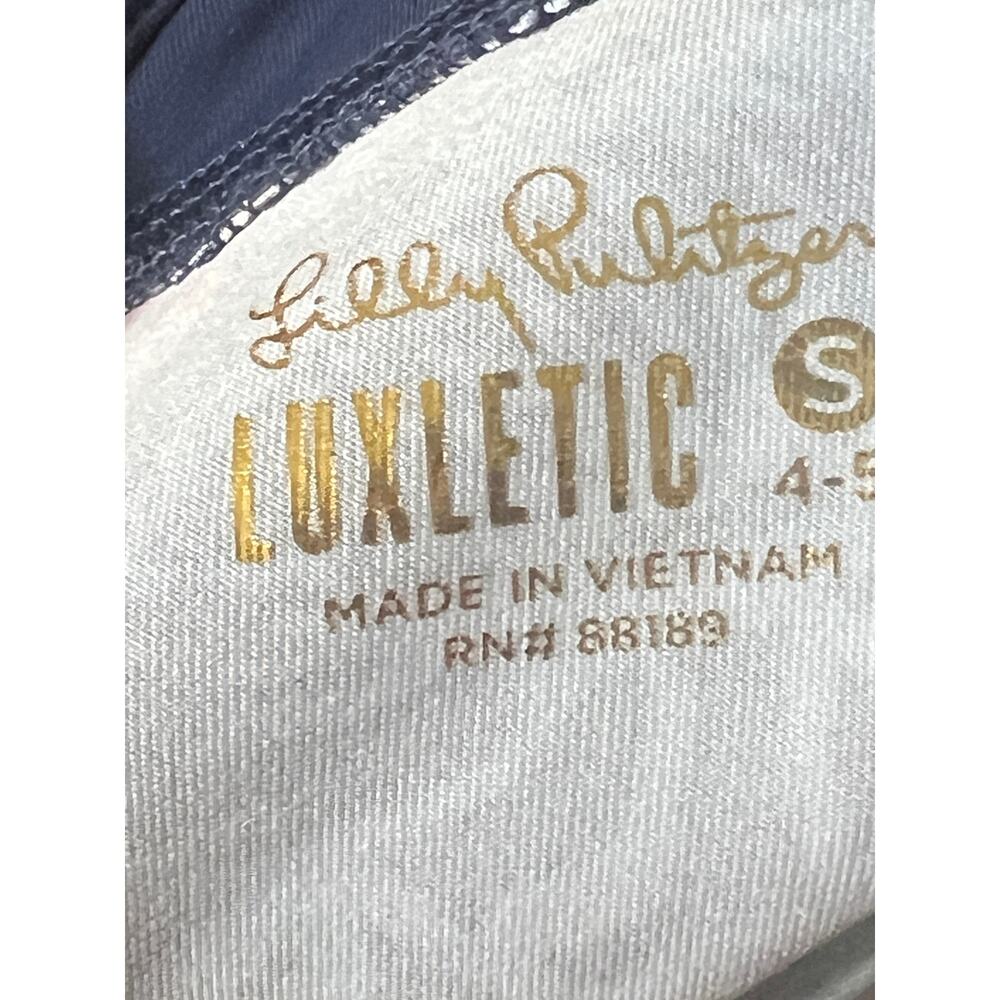 Lilly Pulitzer Luxletic Mini Weekender Low Tide Navy Life of the Party Small - Picture 6 of 10